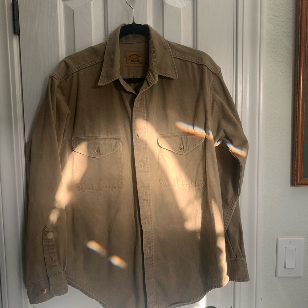 St. John's Bay Men's Brown Shirt Jacket